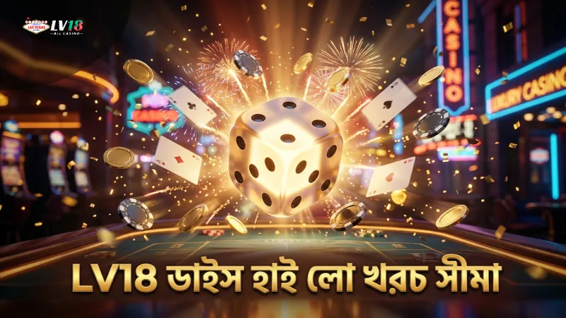 LV18 ডাইস হাই লো গেমে খরচ ও সীমা সম্পর্কে স্পষ্ট ধারণা