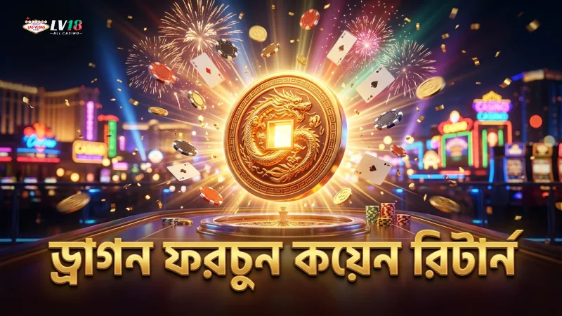ড্রাগন ফরচুনের লেভেল অনুযায়ী কয়েন রিটার্ন পরীক্ষা করা হয়েছে।