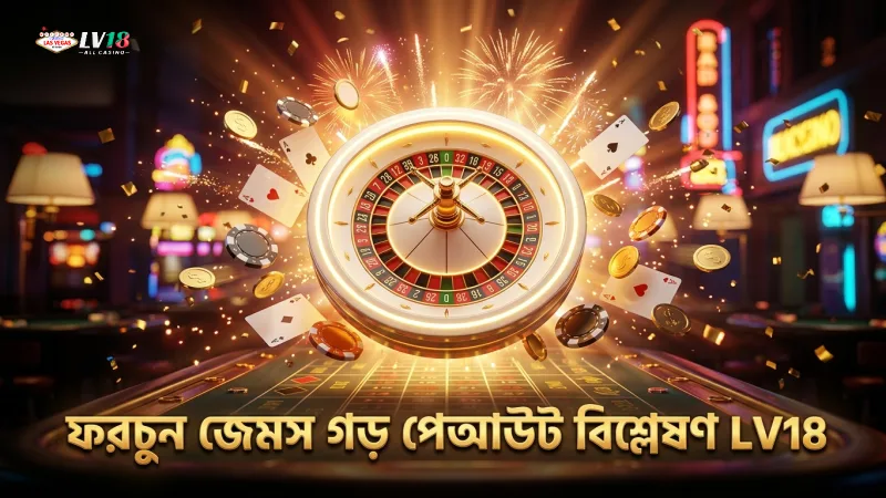 ফরচুন জেমস মাল্টিপ্লায়ার হুইল গড় পেআউট বিশ্লেষণ দেখাচ্ছে