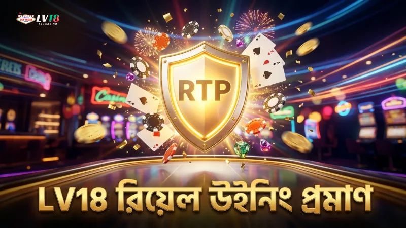 রিয়েল উইনিং প্রমাণ ও সার্টিফাইড আরটিপি নিশ্চিত করে LV18 প্লেয়ারদের সুরক্ষা