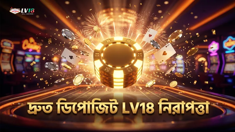 LV18 মোবাইল প্ল্যাটফর্মে নিরাপদ লেনদেন ও দ্রুত ডিপোজিট সুবিধা।