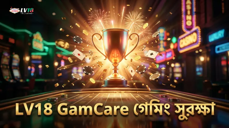 GamCare পরামর্শসহ LV18 গেমিং সুরক্ষা নিশ্চিত করে