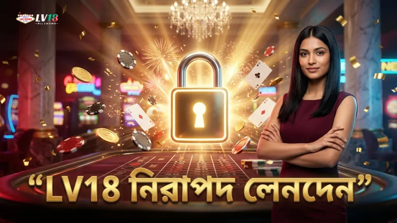 LV18 প্ল্যাটফর্মে নিরাপদ লেনদেন নিশ্চিত করে।