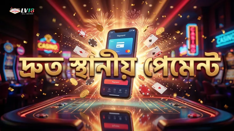 স্থানীয় পেমেন্ট রুট ব্যবহার করে দ্রুত ক্যাশআউট।