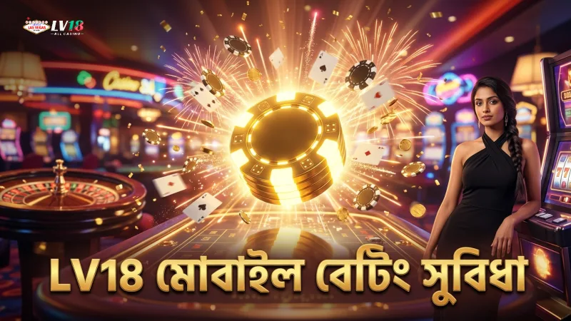 LV18 প্ল্যাটফর্ম মোবাইলে দ্রুত ও নির্ভরযোগ্য বেটিং সুবিধা দেয়।