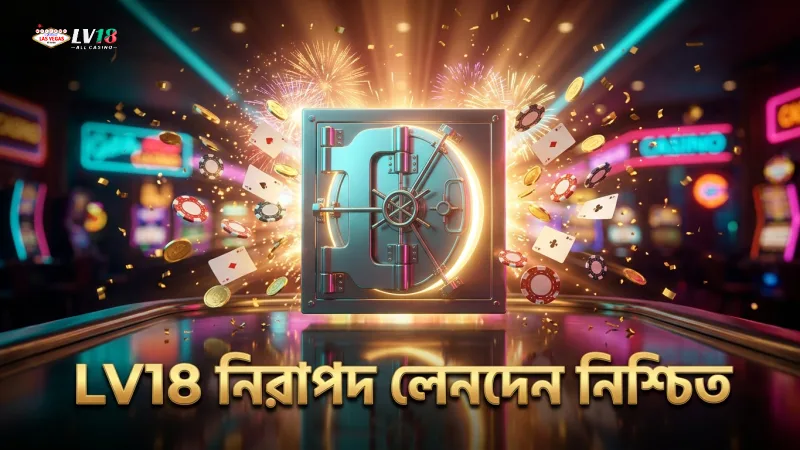 নিরাপদ লেনদেন ও যাচাই প্রক্রিয়া LV18 এ বিশ্বাসযোগ্যতা বাড়ায়
