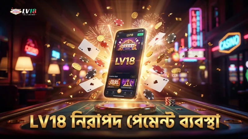 LV18 প্ল্যাটফর্মে নিরাপদ পেমেন্ট ও দ্রুত লেনদেন সুবিধা।