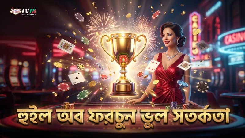 সতর্কতা অবলম্বনে হুইল অব ফরচুনে ভুল এড়িয়ে যান।